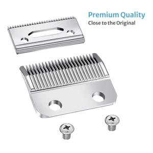 전문 교체 클리퍼 블레이드 2 홀 조정 가능한 헤어 클리퍼 블레이드 WAHL 무선 미용 도구와 호환 가능