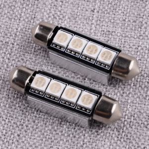 블루 LED 전구 인테리어 돔 라이트, DC12V, Kenworth T660 T600 T2000 2012 2011 2010 2009 적합, 2 개