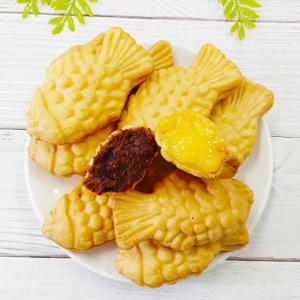 우리밀붕어빵 1kg 통팥 슈크림 국내산밀 찹쌀사용 앙금가득 카스타드크림 간편조리간식 아이들간식(HACCP 인증)