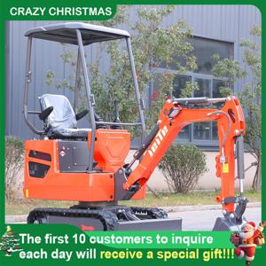가정용 미니 굴삭기, CE 가든 홈 유압 크롤러, 마이크로 굴착기, 농장 소형 미니 굴삭기, 맞춤형 가격, 1 톤
