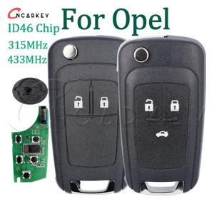 Opel Vauxhall Adam Insignia Karl Mokka Zafira C Astra J 캐스케이드 Corsa E ID46 칩 HU100 315 433 Mhz 자동차 Fob 용 스마트 키 리모컨