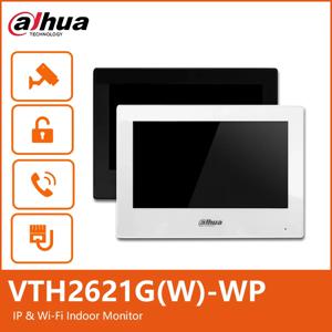 Dahua VTH2621G-WP VTH2621GW-WP 오리지널 다국어, H.265 Wi-Fi PoE, 7 인치 TFT 터치 IP 실내 모니터, 초인종 비디오 인터콤