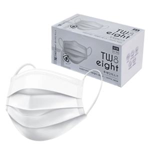 국내생산 식약처인증 비말차단용마스크 대형 화이트 150매 (50매입)