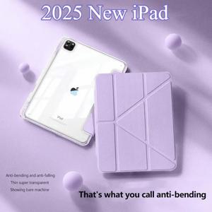 2025 새로운 HD 아크릴 케이스 iPad A16 11 세대 Capa Air7 M3 M2 미니 A17 Pro 11 13 12.9 Air 5 4 10th 10.9 10.2 