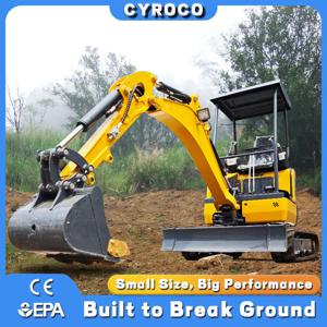 미니 굴삭기 1 톤 맞춤형 Kubota 엔진 EURO 5 굴삭기 다기능 크롤러 굴삭기 빠른 배송