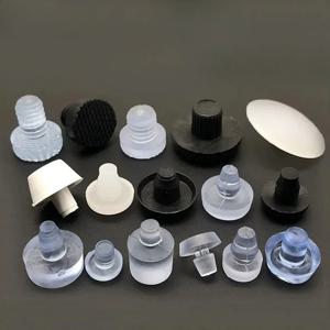 검정색/투명 고무 내장 가구 테이블 의자 다리 피트 하단 글라이드 슬라이드 패드 바닥 보호대