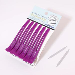 6Pcs 미용 원활한 클립 긴 머리핀, 주름 없음 미용 머리핀, 미끄럼 방지 머리핀, 실제 머리 가발 전용