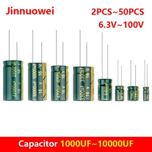 6.3V 10V 16V 25V 35V 50V 63V 80V 100V 고주파 저 ESR 커패시터 1000uf 1200uf 1500uf2200uf 3300uf 4700uf 6800uf 10000uf