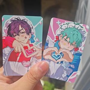 2개/팩 2025 메이드 드레스업 외계인 무대 TV 굿즈 팬 컬렉션 캐릭터 카드 이반 틸 발렌타인데이 선물