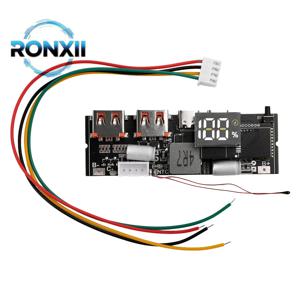 3S/4S/5S 65W 100W PD 초고속 충전 + VC 플래시 충전 다중 인터페이스가 있는 DIY 보조베터리 마더보드 모듈