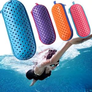 부드러운 수영 고글 보관 상자 통기성 EVA 근시 안경 케이스 선글라스 주최자 아이웨어 액세서리 안경 상자