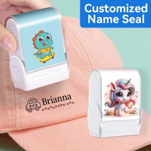 맞춤형 어린이 스탬프 - 학교 용품용 맞춤 각인 방수 스탬프, 유치원 이름 스탬프, 학생 선물