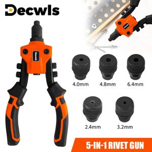 수동 블라인드 리벳 건, 전문가용 무선 리벳 건, 2.4/3.2/4.0/4.8/6.4 다중 사양 리벳팅, 인체공학적 디자인, 노동력 절감, 고정 및 리벳팅 도구