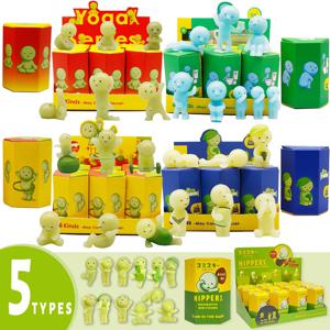 5가지 유형의 SMISS 멀티 시리즈 야광 그린 인형 블라인드 박스 액션 피규어 장식 데스크탑 모델 장난감 크리스마스 선물용