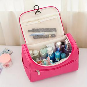 대용량 여행 세면도구 가방 - 남성용 및 여성용 지퍼가 달린 다기능 화장품 정리함, 내구성이 뛰어난 옥스포드 패브릭