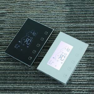 TLF BECA BHT-8000TN 220V/24V 배터리 구동 핑크 그라데이션 디스플레이 Zigbee 드라이 컨택트 스마트 온도조절기 (벽걸이형 보일러용)