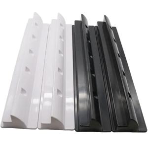 2 개/대 태양 전지 패널 스포일러 브래킷 RV 요트 보트 Motorhome에 대 한 ABS 플라스틱 긴 측면 태양 광 패널 장착 홀더