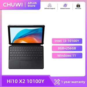 CHUWI Hi10 X2 태블릿 인텔 i3-10100Y 듀얼 코어 8GB 램 256GB 롬 10.1인치 LCD 화면 와이파이 6 2 in 1 태블릿 키보드 포함