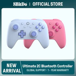 8BitDo - 얼티밋 2C 무선 홀 이펙트 조이스틱 블루투스 게임 컨트롤러 (닌텐도 스위치 2, 1, OLED, 라이트 호환)