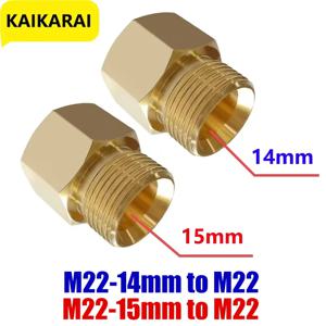 압력 와셔 커플러 M22 15mm 암나사-M22 14mm 수 퀵 피팅 와셔 건 연결 호스 노즐 세차