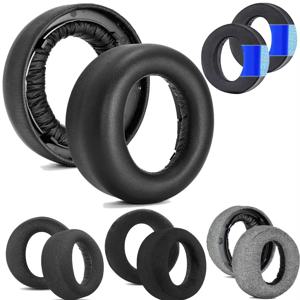 소니 PS5 플레이 스테이션 용 이어 패드 헤드폰 이어 패드 소니 헤드폰 이어 패드 교체 쿠션 커버 귀마개 용 PULSE 3D 이어 패드