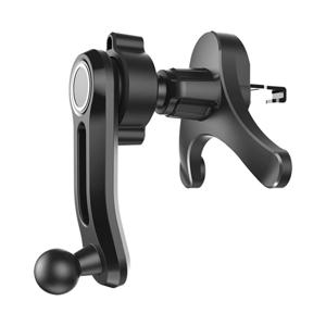 17mm 볼 헤드베이스 자동차 에어 벤트 클립 자기 자동차 전화 홀더 교체 대시 보드 지원 스탠드 휴대 전화 액세서리