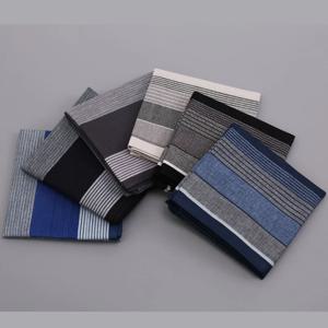 남성용 순면 손수건 12팩, 체크무늬 스웨트 타월, 신사복 플랩 포켓 팬츠 타월, 웨딩 용품, 이벤트 기념품