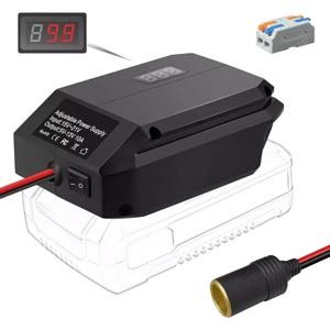 Ozito 18V ~ 12V 스텝 다운 파워 휠 배터리 어댑터 5V-13V 벅 컨버터 레귤레이터
