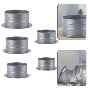 1pc 75-200mm 금속 파이프 플랜지 공기 환기 호스 커넥터 주방 욕실 배기 덕트 신선한 공기 시스템 환기 하드웨어