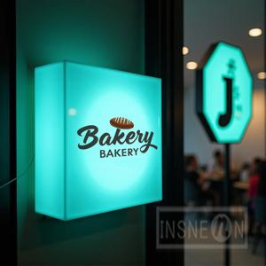 led 간판 비즈니스용 맞춤형 아크릴 LED 라이트 박스 사인 편지, 야외용 네온 아크릴 라이트 박스, 벽 장식용 방수 간판