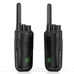 2PCS 바오펑 BF-T11 무전기 UHF 16채널 VOX 장거리 충전식 휴대용 USB 충전기 캠핑 여행용 양방향 무전기 F22