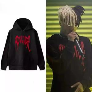 유럽과 미국의 복수 Xxxtentacion 같은 스타일 XXX 기념 남성 및 여성 힙합 후드 랩 후드 스웨트셔츠