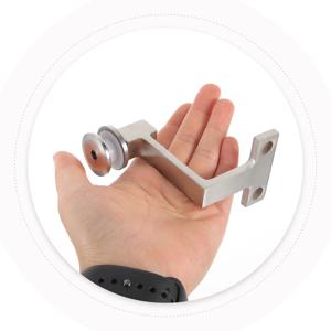 스테인리스 스틸 난간 지지대 유리 클램프 중량 유리 난간 브래킷 실내외 계단 난간용 안정적이고 견고한