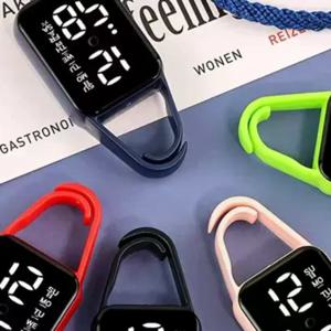 LED 디지털 발광 기능 어린이 선물 전자 시계 키체인 다기능 걸이형 시계 포켓 시계