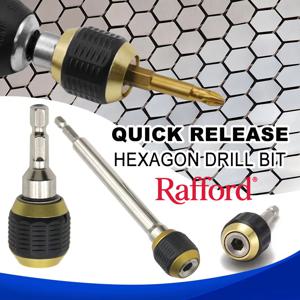 대형 헤드 팝업 퀵 릴리즈 셀프 락킹 육각 핸들 연장봉 전동 드릴 드라이버 변환 스크루드라이버 도구