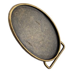 카우보이 벨트 버클 타원형 남성 아연 합금 클래식 힙합 벨트 버클 서양식