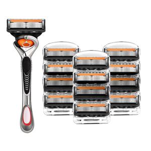 리빙만렙 질레트 호환용 신형 프로글라이드 면도날 4개입 1세트+1세트 4팩 6팩 호환 면도기+3팩