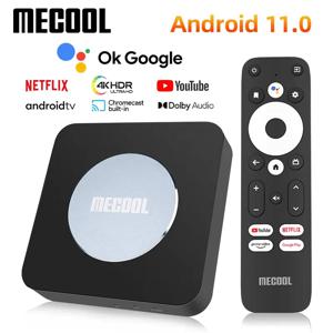 MECOOL KM2 PLUS 안드로이드 11 TV 박스 스마트 4K 넷플릭스 4K 지원 2GB 16GB 돌비 애트모스 USB3.0 100M LAN TV 수신기 라이브 스포츠 채널