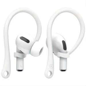 Apple Airpods 용 부드러운 실리콘 분실 방지 후크 이어폰 1 2 3 Air Pods Pro Bluetooth 무선 헤드폰 이어 버드 이어 팁 스트랩