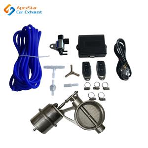 ApexStar 자동차 배기 파이프 시스템 밸브 댐퍼 제어 세트 진공 컨트롤러 장치 리모컨 스위치 범용