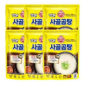 오뚜기 옛날 사골곰탕 500g 6개