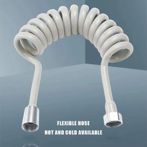 2m 3m 5m 스프링 샤워 호스 미터급 물 배관 호스 플라스틱 욕실 물 화장실 비데 스프레이어 전화선형 소프트 호스
