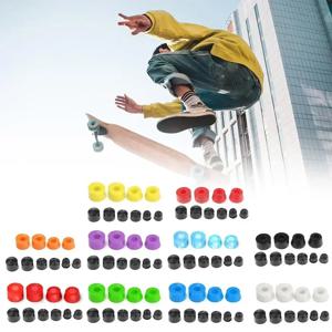 스케이트보드 트럭 부싱 롱보드 PU 완충기 부싱 와셔, 피벗 컵, 야외 스쿠터 마모 부식 방지