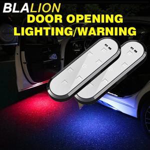 SEAMETAL LED 자동차 문 열기 경고 분위기 빛 자동 문 장식 환영 장식 주변 램프 안전 자동차 액세서리 5V