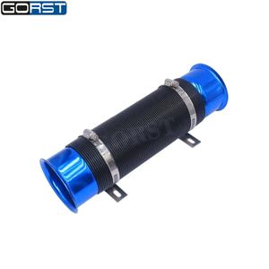 범용 76mm 콜드 에어 인테이크 파이프 터보 플렉시블 덕트 호스 키트 조절 가능한 텔레스코픽 튜브 자동차 엔진 성능용