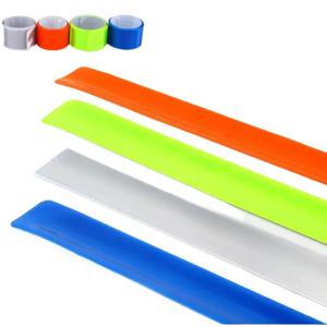 휴대용 개폐식 반사 밴드, 유용한 반사 스트랩, 야외 야간 작업 스포츠 안전 경고 반사 완장, 40x3cm