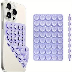 실리콘 흡입 컵 전화 마운트 핸즈프리 모바일 스탠드 비행기 여행 필수 모든 스마트폰과 호환 가능