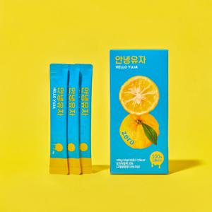 유자차스틱 무설탕 제로칼로리 안녕유자 1세트 10g x 10포