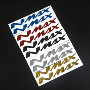 야마하 NMAX N MAX N-MAX 155 250 400 125 오토바이 로고 데칼용 오토바이 3D 탱크 엠블럼 스티커 N-MAX 로고 데칼