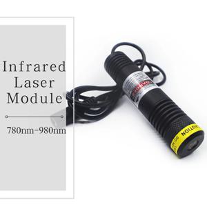 방수 IP67 830nm 850nm 940nm 980nm D22x100mm IR 레이저 적외선 도트/라인/크로스 라인 50mW 100mW 200mW 레이저 모듈